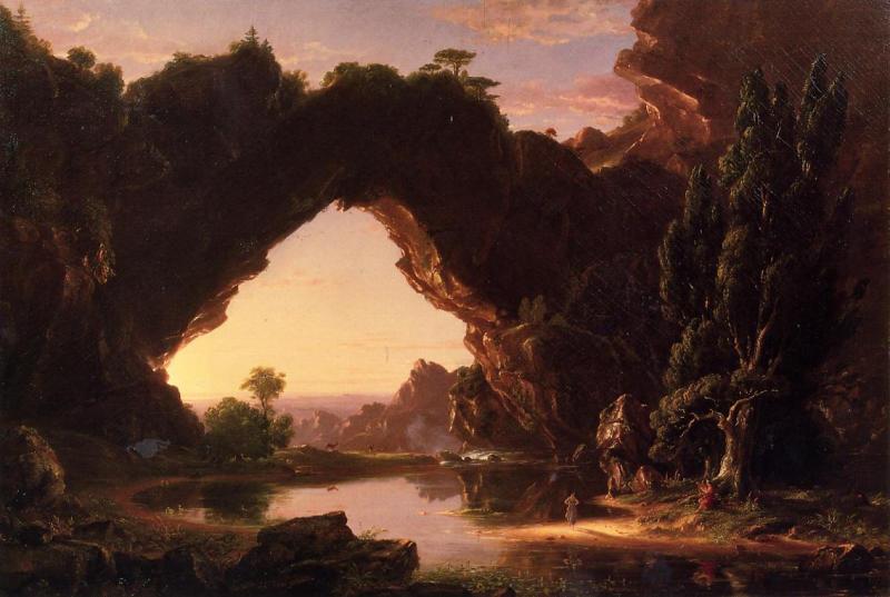 Thomas Cole Evening in Arcady Sweden oil painting art